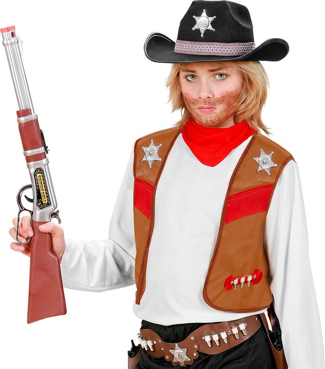 Actual product image Widmann Cowboy gilet costume (140)
