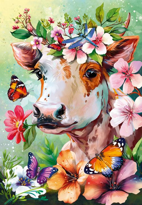 Actual product image Cherry Pazzi Puzzle 500 pieces - Cow Wow! (500 pieces)