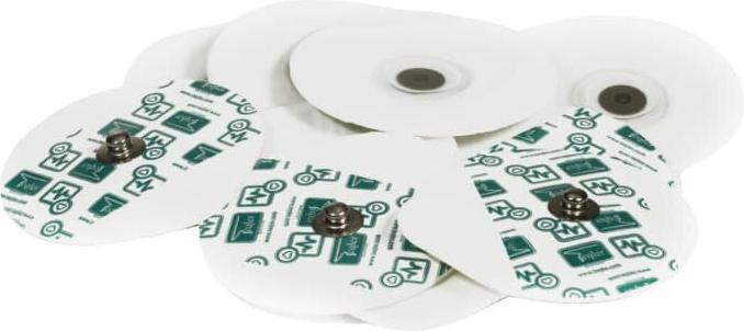Actual product image Teqler Clinical ECG electrodes round 55mm
