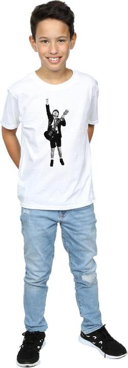 Actual product image AC/DC Boys Angus Young Cut Out T-Shirt (140, 146)