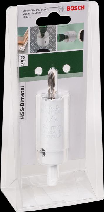 Produktbild Bosch Zubehör Lochsäge HSS-Bimetall Durchmesser = 22 mm (22 Millimeter)