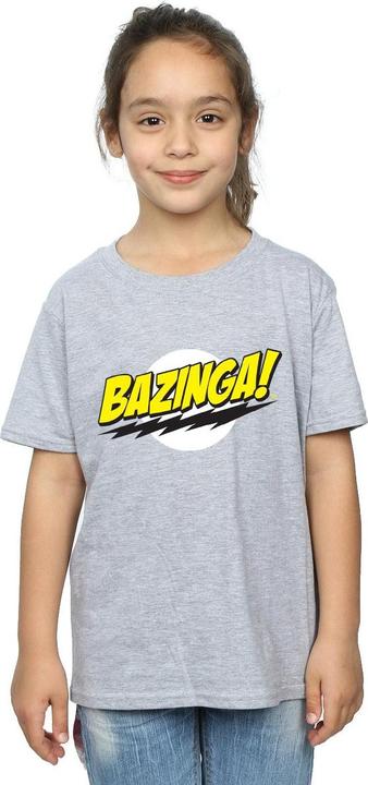 Actual product image Dam Girls Bazinga Cotton T-Shirt (128)