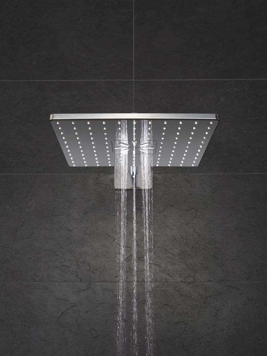 Actual product image Grohe Rainshower SmartActive 310 Cube overhead shower set (2 Beam types, 25 l/min)