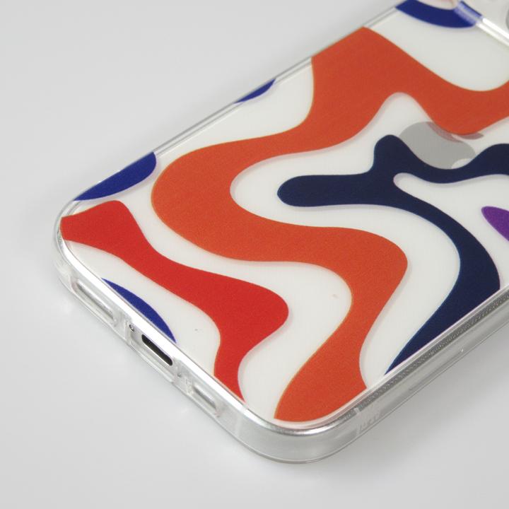 Produktbild PhoneLook Hülle Gummi Silikon farbige Wellen Margarita (Apple iPhone 15)