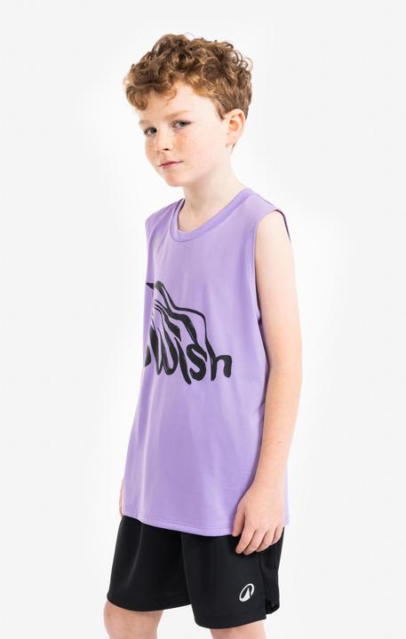 Kipsta Kinder Basketball Trikot ärmellos - TS500 Fast violett