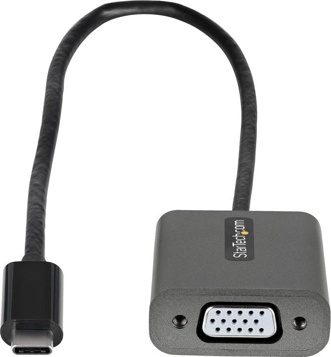 Actual product image StarTech com USB C to VGA Adapter - 1080p USB Type-C to VGA Adapter Dongle - USB-C (DP Alt Mode)... (USB-C, 30 cm)