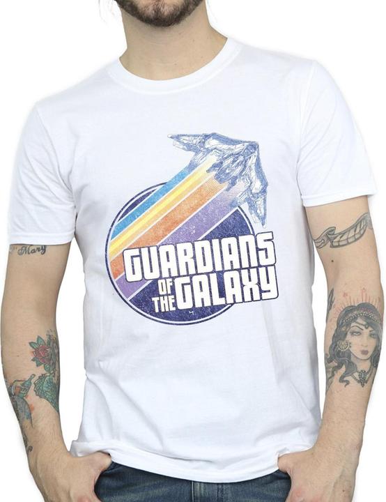 Immagine prodotto Guardians of the Galaxy Badge Rocket Maglietta Uomo (S)
