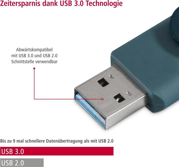 Immagine prodotto Hama Ruota (64 GB, USB 3.0, USB-A)