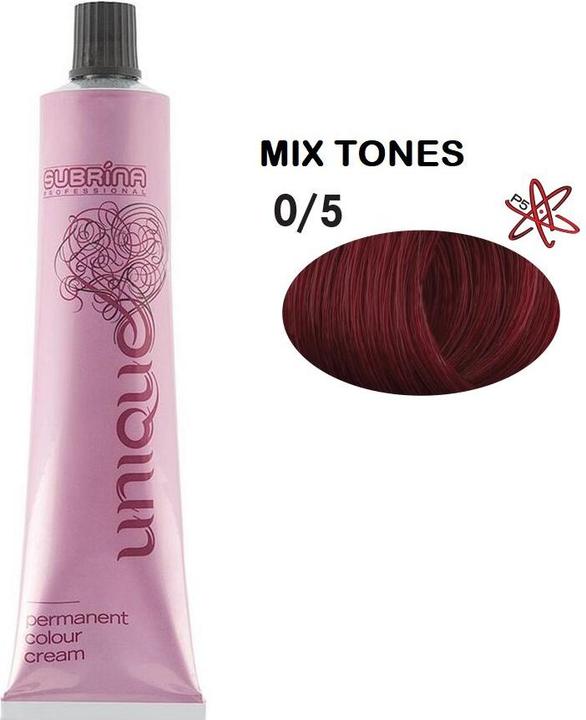 Immagine prodotto Subrina Vopsea de par permanenta Unique 0/5, Rosu, 100ml (0, 5 Rosu)