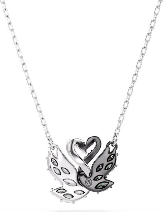 Actual product image Swarovski Swan Halskette Schwan Schwarz (Swarovski Metal)