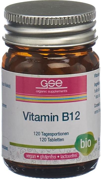 Image du produit GSE Vitamine B12 Compact bio cpr (120 pièce(s), Cachets, 123 g)