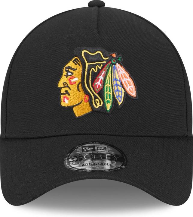 Image du produit New Era 9Forty A-Frame Cap - NHL Chicago Blackhawks noir (Taille unique)