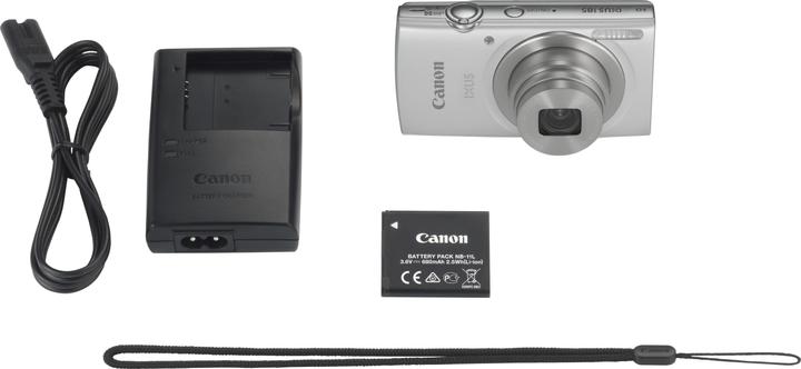 Actual product image Canon IXUS 185 Silver - Import (28 - 224 mm, 20 Mpx, 1/2,3'')