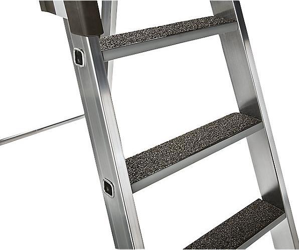 Immagine prodotto Munk Scaletta con gradini, accesso bilaterale con gradini a clip R13 2x8 (Scala doppia, 2.50 cm)
