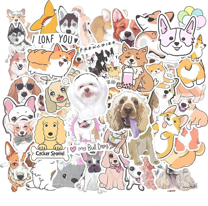 Actual product image JTI Pack with stickers - Puppies