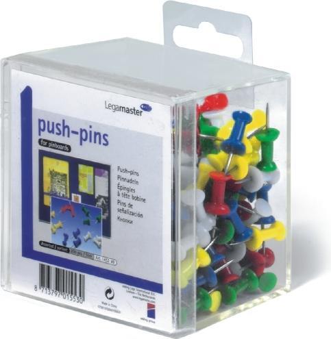 Immagine prodotto Legamaster Pin Pin Bianco, 50 pezzi (200 Pezzo/i, 80 mm)