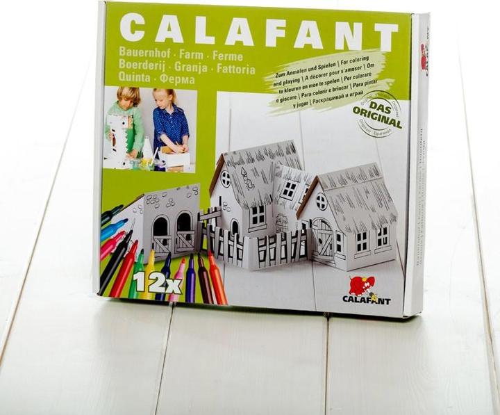 Image du produit Calafant Ferme avec 12 feutres