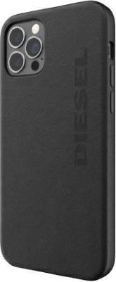 Produktbild Diesel Moulded Case Premium Leather Wrap iPhone 12 Pro Max czarny/black 42517 (Apple iPhone 12 Pro Max)