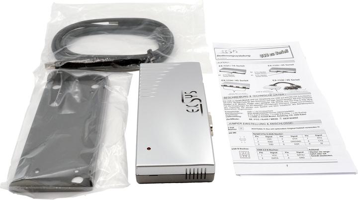 Immagine prodotto Exsys USB - Seriell Konverter, 1x DB9
