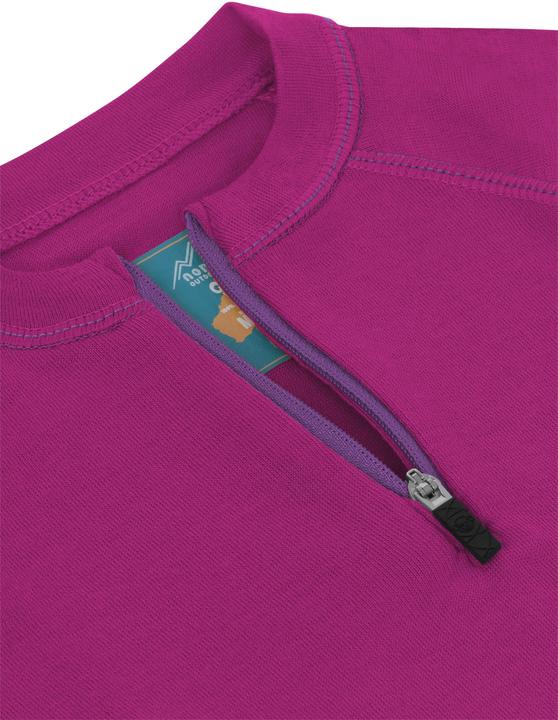 Image du produit Normani Kinder Merino Langarm mit 1/4 Zipper „Nyapari“ - 9545 (110, 116, 115 A)