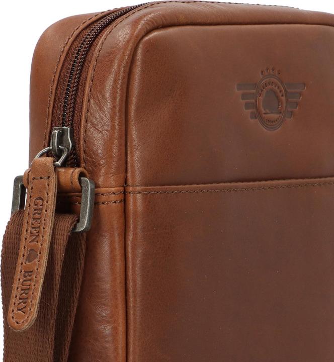 Actual product image Greenburry Vintage Mini Bag Umhängetasche Leder 17 cm