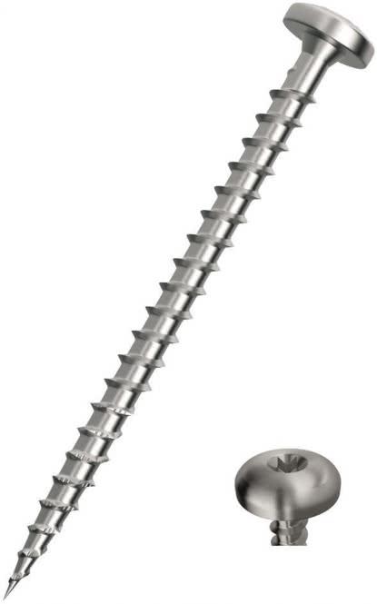 Actual product image Dresselhaus JD Plus universal screw pan-head w. I-star 4.5x40 mm galvanised, 200 pcs. (200 Screws per piece)