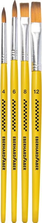 Actual product image EberhardFaber Synthetic brush set, 4 pieces