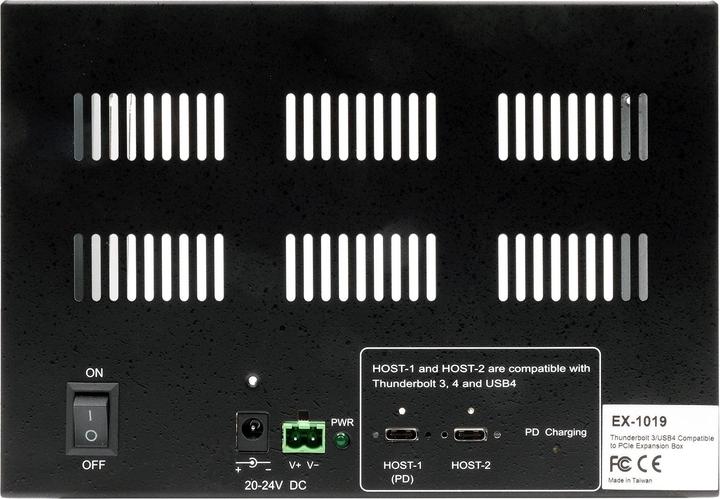 Immagine prodotto Exsys Box di espansione da Thunderbolt a 3x PCIe