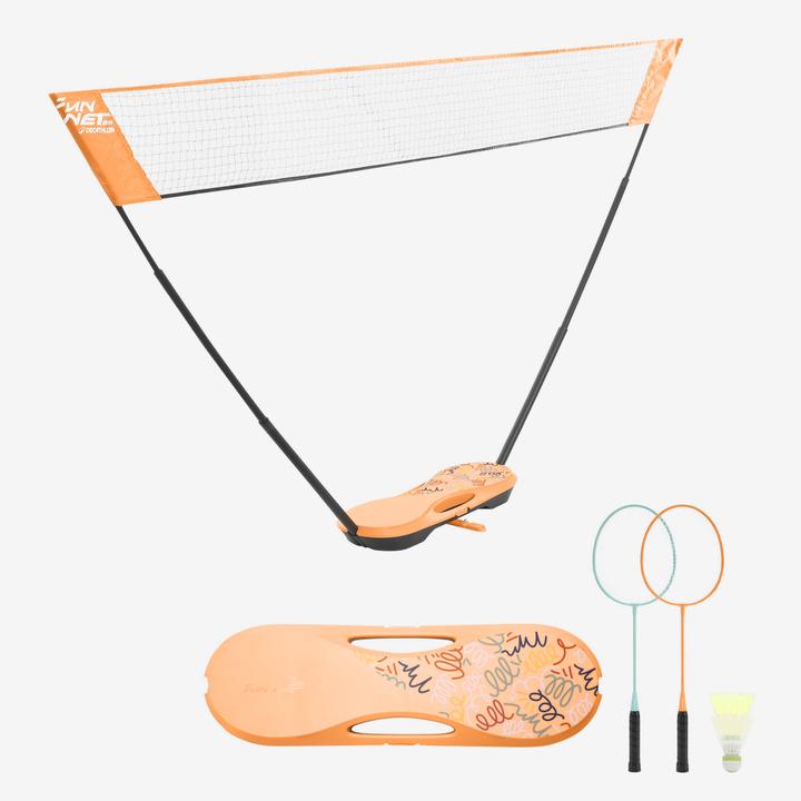 Perfly BADMINTON NET Fun set 3 Meter Pop Orange