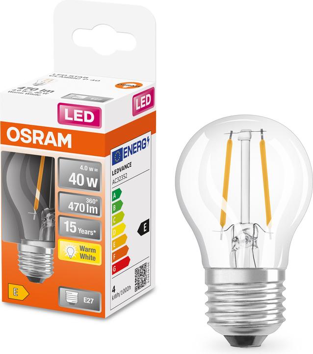 Actual product image Osram Star Classic P (E27, 40 W, 470 lm, 1 x, E)