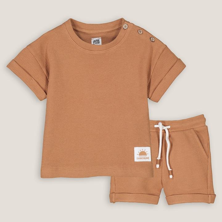 Immagine prodotto La Redoute Collections Set di maglietta e pantaloncini (102)