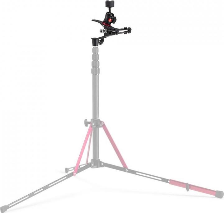 Produktbild Manfrotto Spring Clamp, Universalklammer Cold Shoe mit Kugelkopf und Blitzschuh (Stativ Fernsteuerung)
