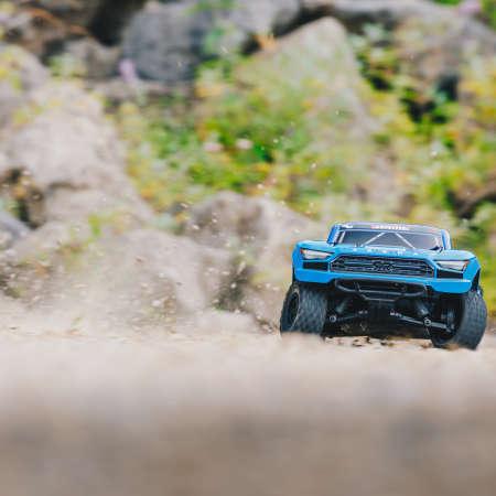 Actual product image Arrma Short Course Truck Senton 4x2 Boost Mega, Blue RTR, 1:10 (RTR Ready-to-Run)