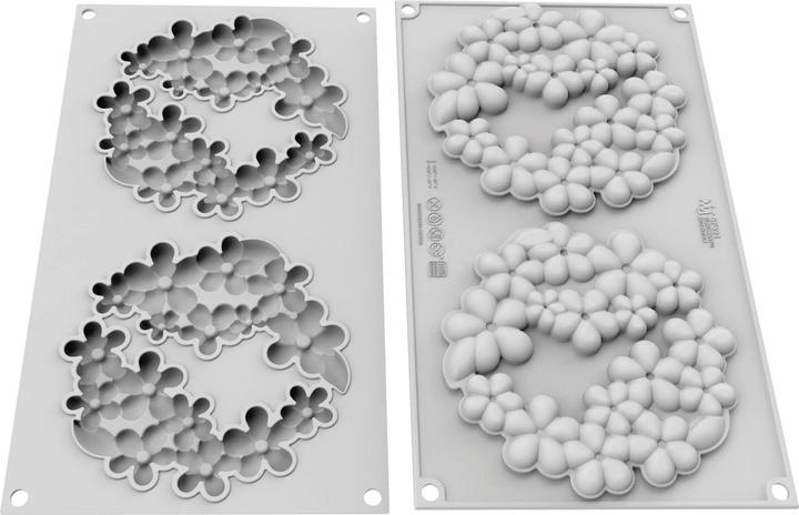 Actual product image Silikomart Silicone Mould - Flower Power (14 cm)