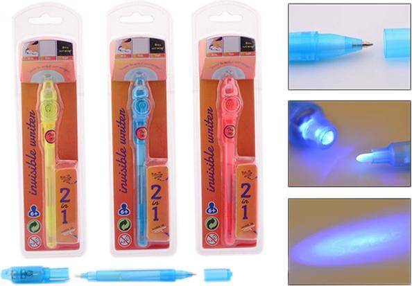 Actual product image Sombo 2 in 1 secret pen (Blue, Yellow, Red, Assorted, 1 x)
