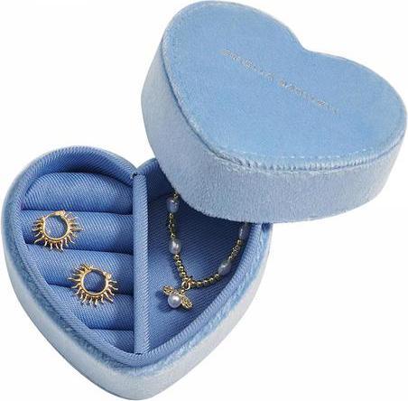 Estella Bartlett Heart jewellery box blue