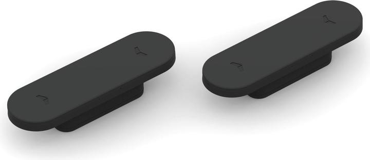 Image du produit Rieffel aimant de porte Magnotica Pro E, 73 x 22 mm, cache ovale, zamak noir