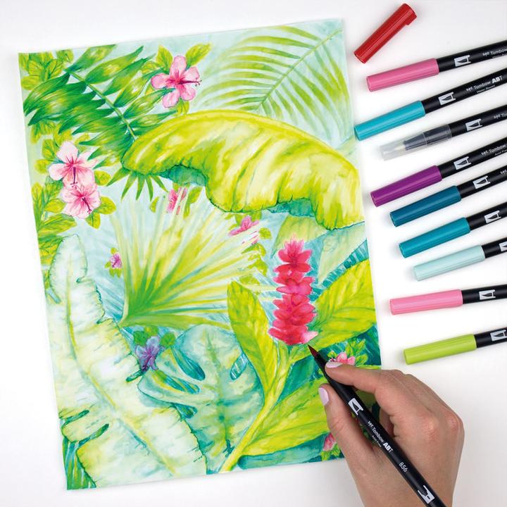 Image du produit Tombow ABT Dual Brush Pen 312 (Vert, 2 x)