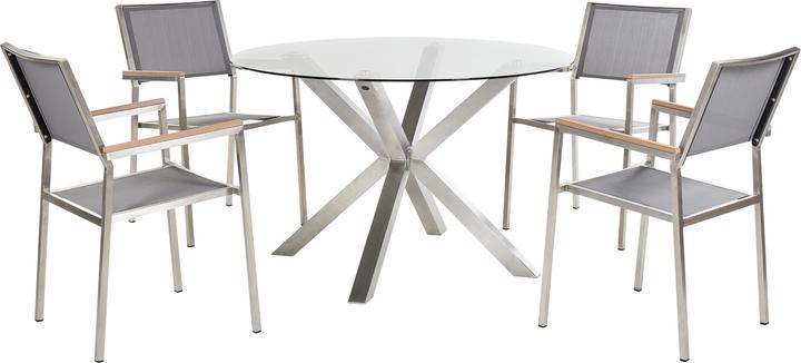 Silber, Heller Holzfarbton, Transparent