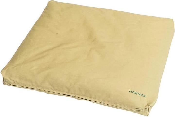 Actual product image JadeYoga Organic Cotton Zabuton Meditation Cushion