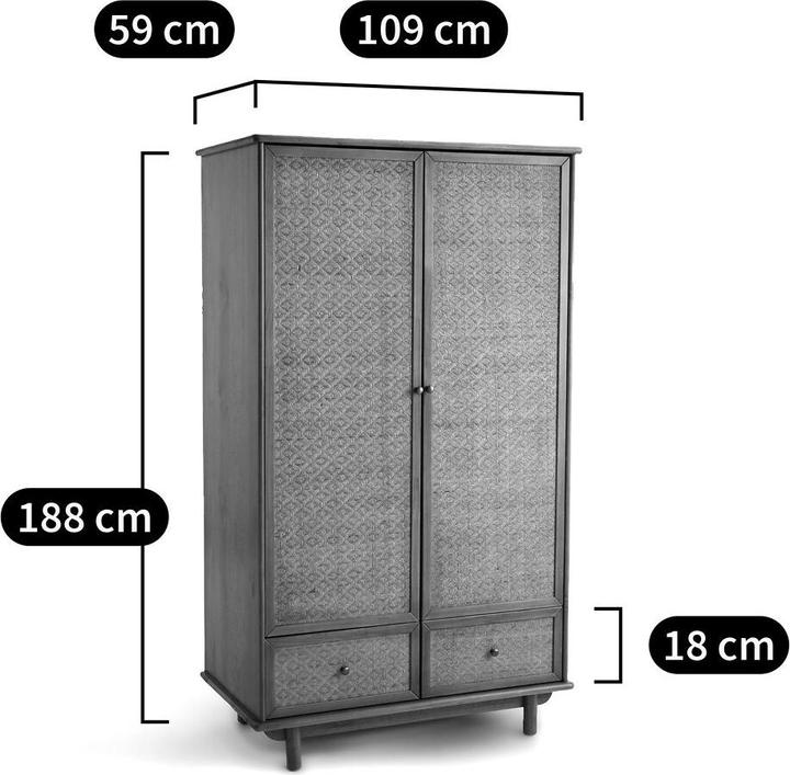 Produktbild La Redoute Interieurs Orient (109 x 59 x 188 cm)