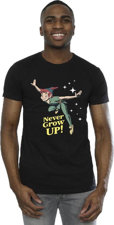 Immagine prodotto Disney Peter Pan Never Grow Up Maglietta Uomo (M)