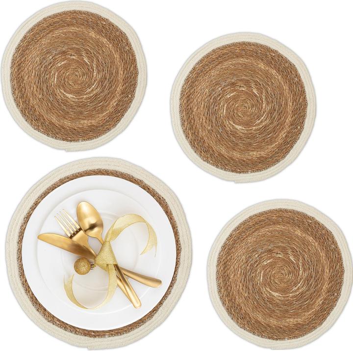 Image du produit Relaxdays Set-de-table (4 pcs, 36 x 36 cm)