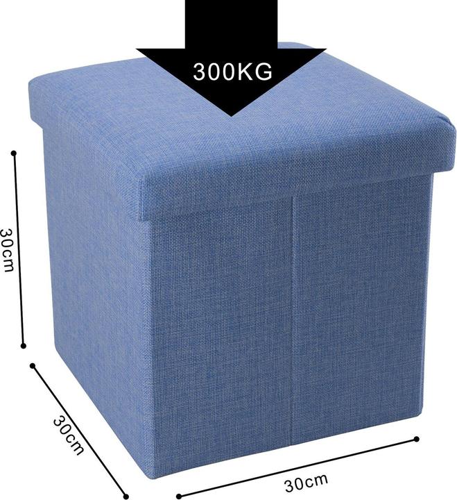 Produktbild Intirilife Sitzwürfel MEER BLAU