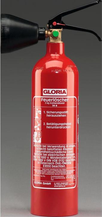 Produktbild Gloria Kohlendioxid-(CO)-Feuerlöscher (B)