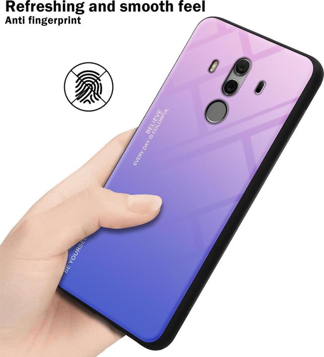 Productafbeelding Cadorabo TPU 2 kleuren glasdekking (Huawei Mate 10 Pro)