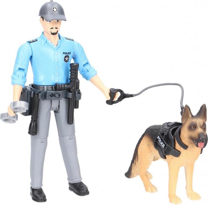 Produktbild Bruder Bworld Polizist mit Hund