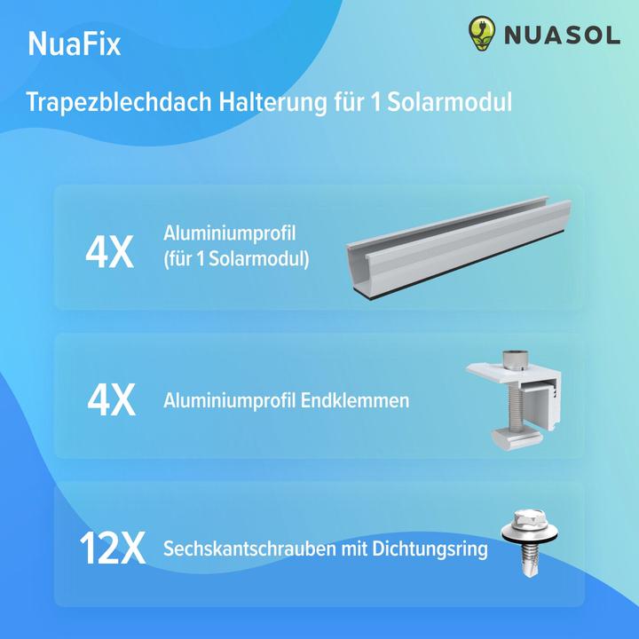Produktbild Nuasol Solarpanel Halterung (Solaranlage Montagematerial)
