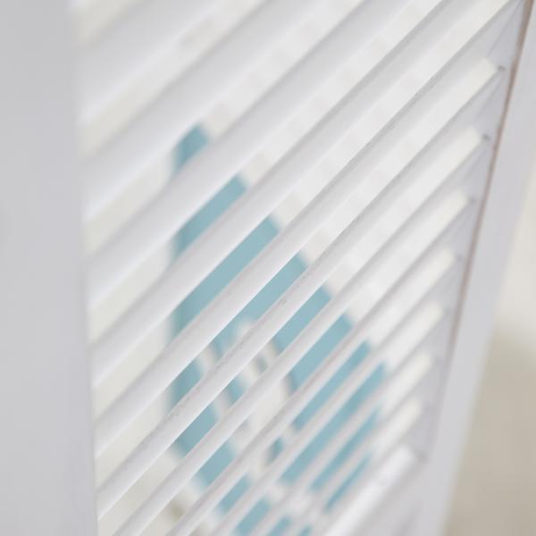 Immagine prodotto Homestyle4u Paravent Room Divider a 3 livelli in legno Parete Spagnola Schermo Privacy Bianco