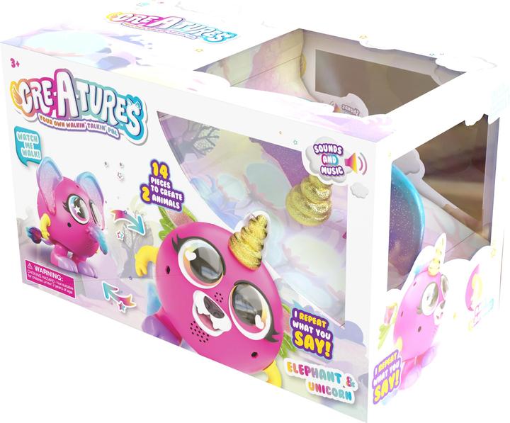 Image du produit Boti Créatures créant votre propre Walkin Monsta - Éléphant et licorne